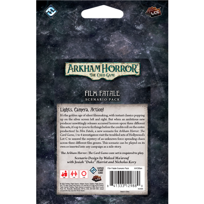 Arkham Horror LCG: Film Fatale Scenario Pack | Dragon's Lair Comics and Fantasy Houston TX