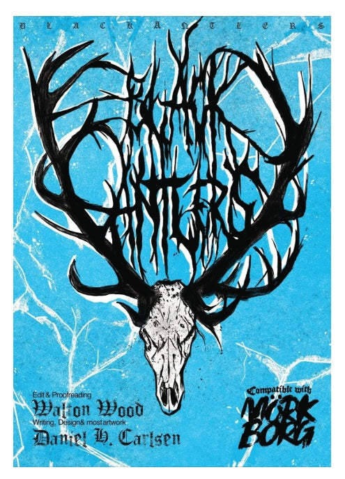 Mork Borg: Black Antlers Frozen Adventures | Dragon's Lair Comics and Fantasy Houston TX