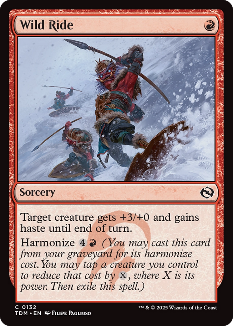 Wild Ride [Tarkir: Dragonstorm] | Dragon's Lair Comics and Fantasy Houston TX