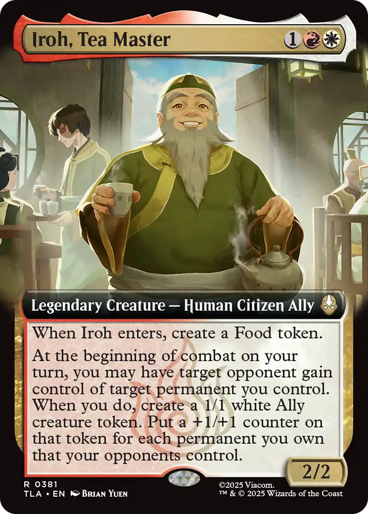 Iroh, Tea Master (Extended Art) [Avatar: The Last Airbender] | Dragon's Lair Comics and Fantasy Houston TX