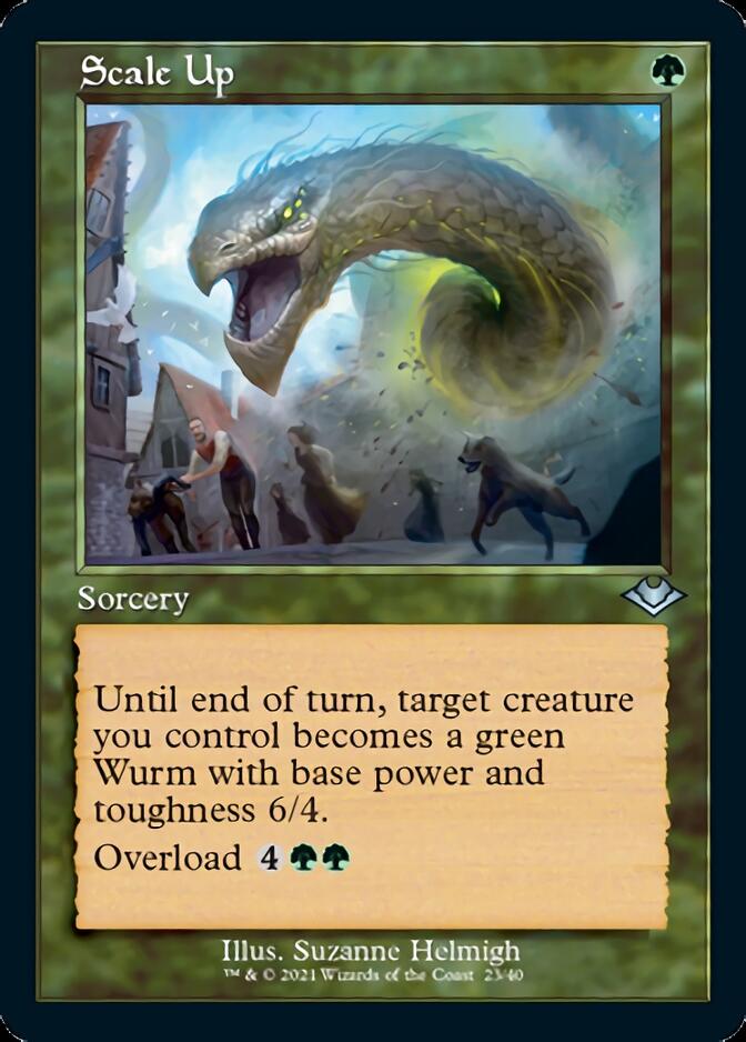 Scale Up (Retro Foil Etched) [Modern Horizons] | Dragon's Lair Comics and Fantasy Houston TX