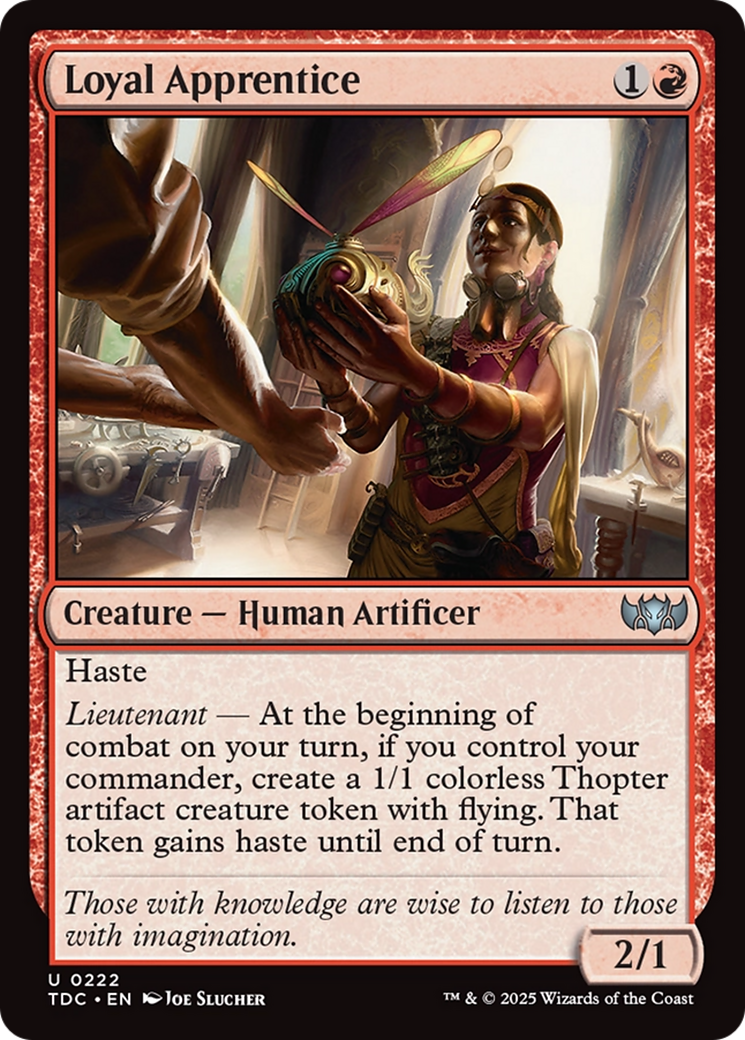 Loyal Apprentice [Tarkir: Dragonstorm Commander] | Dragon's Lair Comics and Fantasy Houston TX