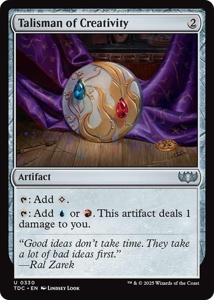 Talisman of Creativity [Tarkir: Dragonstorm Commander] | Dragon's Lair Comics and Fantasy Houston TX