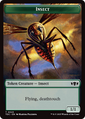 Inkling // Insect (0023) Double-Sided Token [Tarkir: Dragonstorm Commander Tokens] | Dragon's Lair Comics and Fantasy Houston TX
