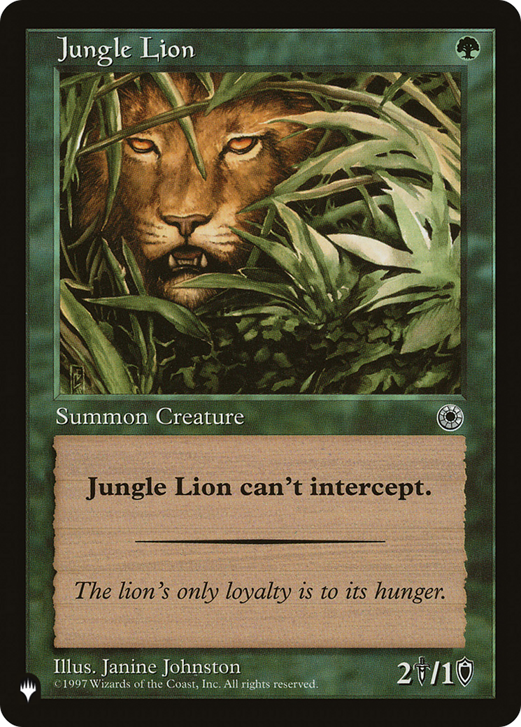 Jungle Lion [The List] | Dragon's Lair Comics and Fantasy Houston TX