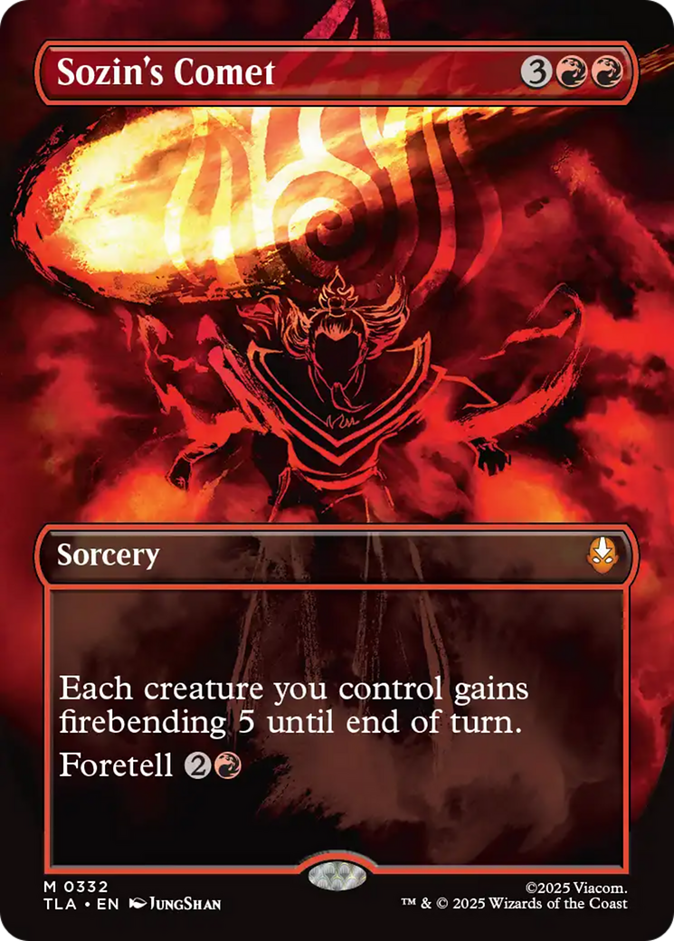 Sozin's Comet (0332) (Borderless) [Avatar: The Last Airbender] | Dragon's Lair Comics and Fantasy Houston TX