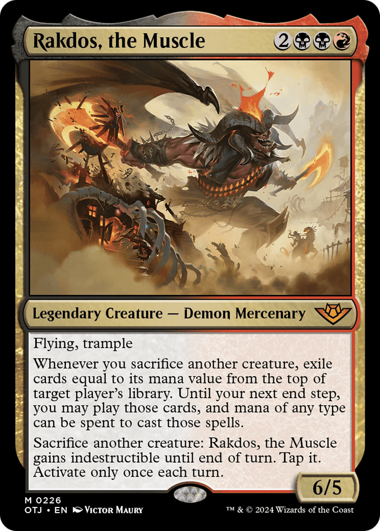 Rakdos, the Muscle [Outlaws of Thunder Junction] | Dragon's Lair Comics and Fantasy Houston TX