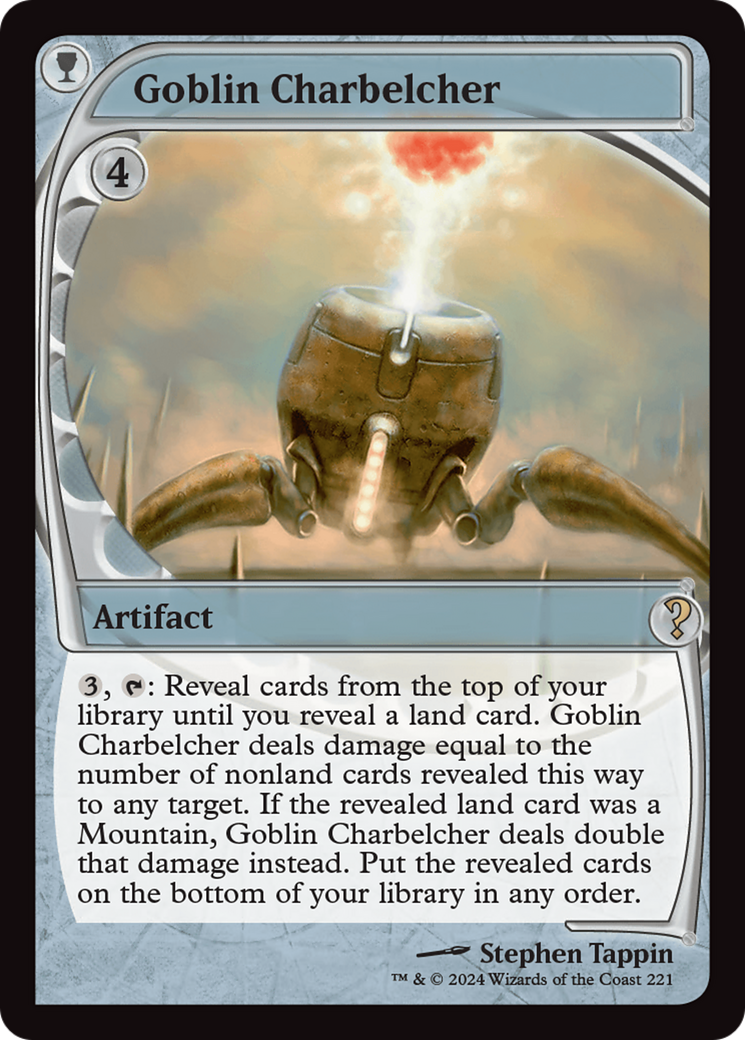 Goblin Charbelcher (Future Sight) [Mystery Booster 2] | Dragon's Lair Comics and Fantasy Houston TX