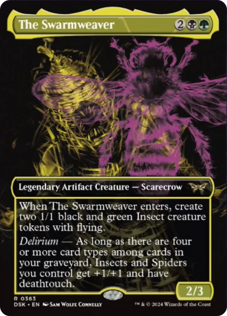 The Swarmweaver (Showcase) [Duskmourn: House of Horror] | Dragon's Lair Comics and Fantasy Houston TX