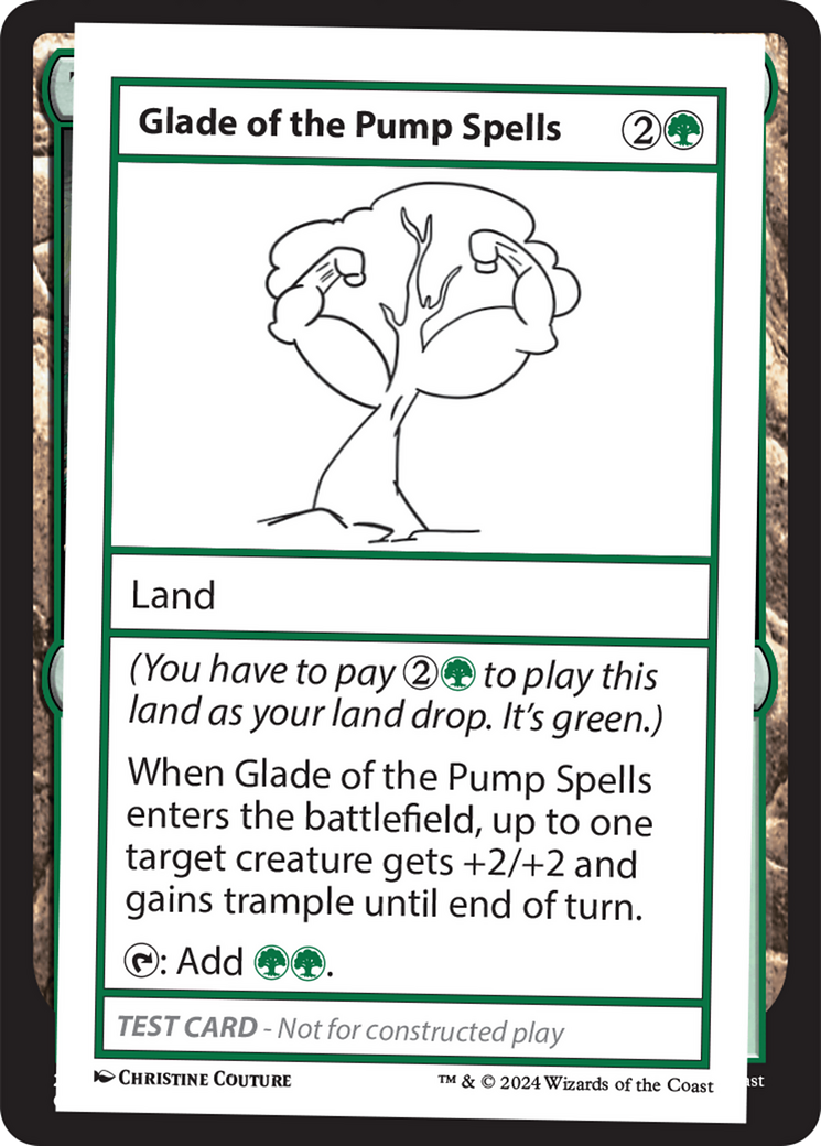 Glade of the Pump Spells [Mystery Booster 2 Playtest Cards] | Dragon's Lair Comics and Fantasy Houston TX