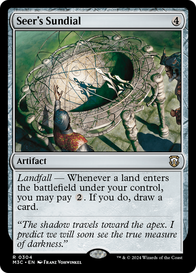 Seer's Sundial (Ripple Foil) [Modern Horizons 3 Commander] | Dragon's Lair Comics and Fantasy Houston TX