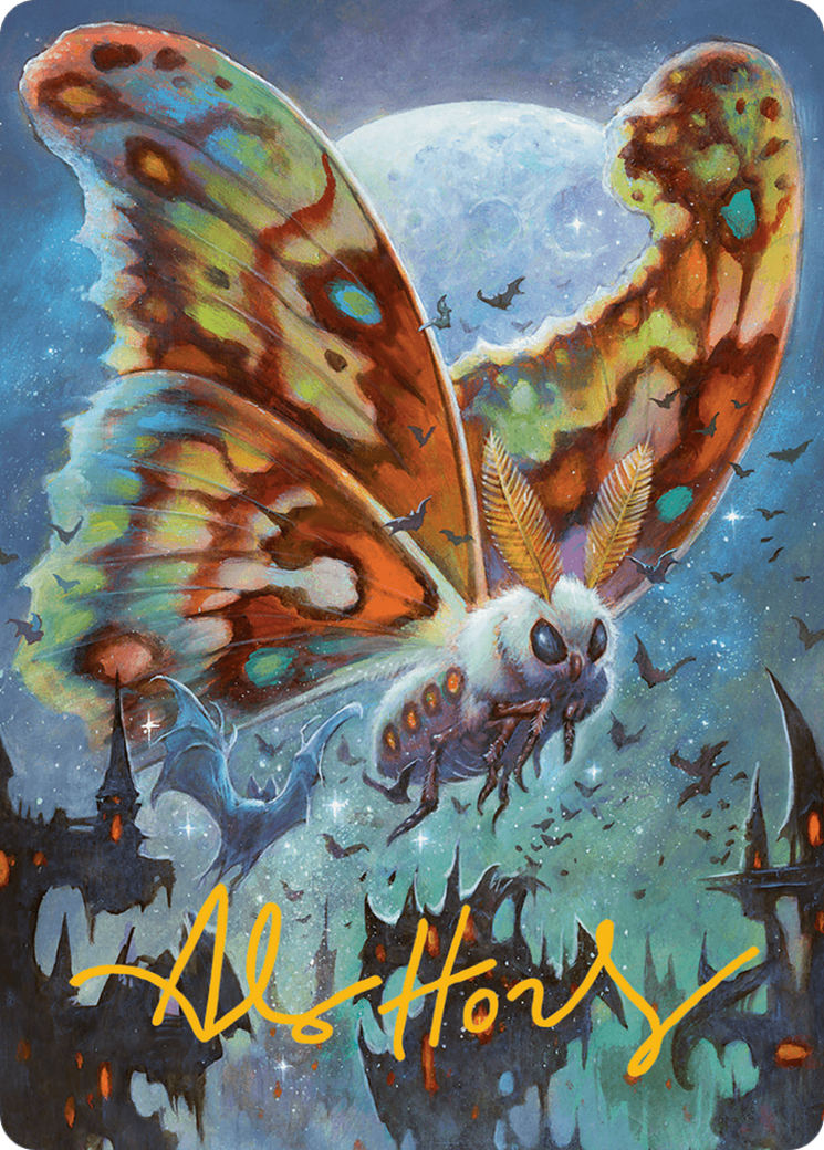 Luminous Broodmoth Art Card (Gold-Stamped Signature) [Bloomburrow Art Series] | Dragon's Lair Comics and Fantasy Houston TX
