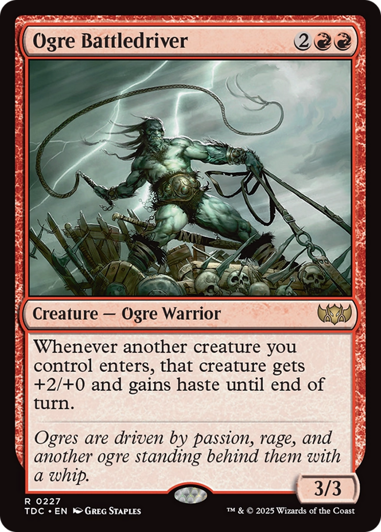 Ogre Battledriver [Tarkir: Dragonstorm Commander] | Dragon's Lair Comics and Fantasy Houston TX