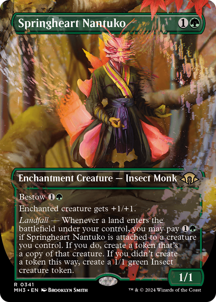 Springheart Nantuko (Borderless) [Modern Horizons 3] | Dragon's Lair Comics and Fantasy Houston TX