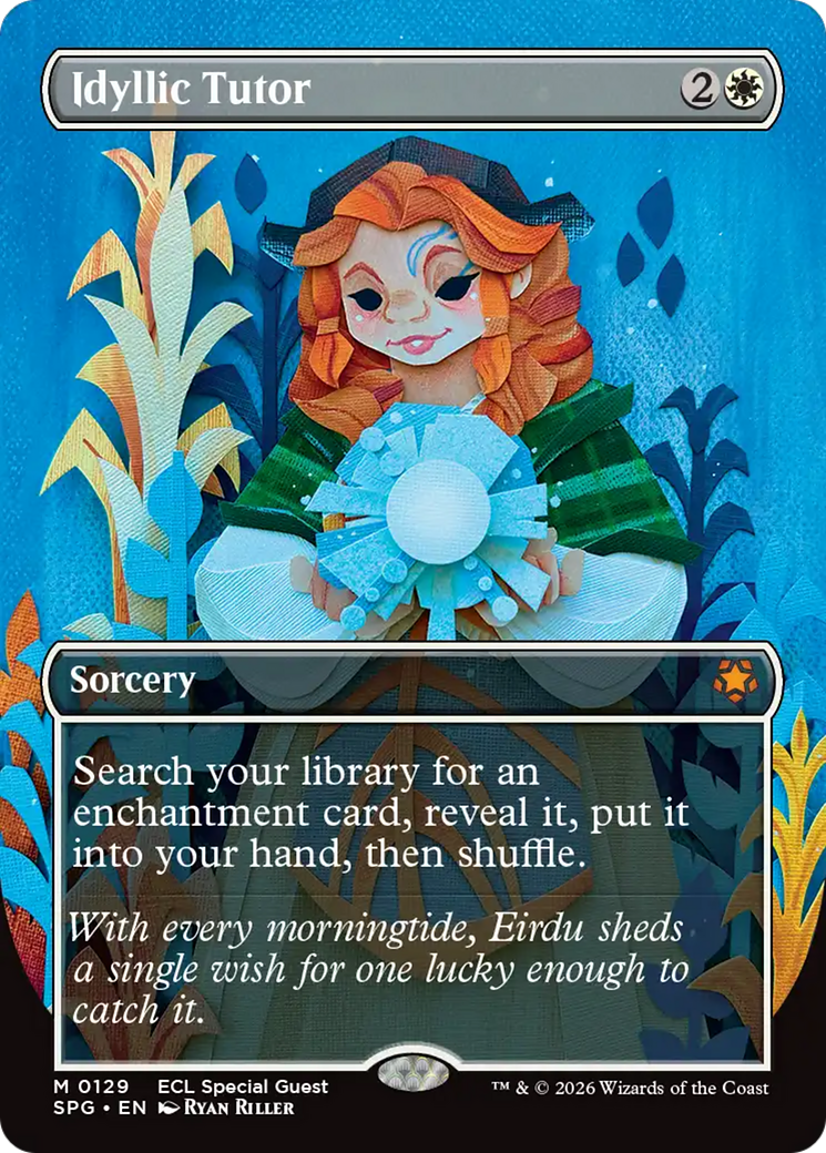 Idyllic Tutor (Borderless) [Lorwyn Eclipsed Special Guests] | Odin's Place