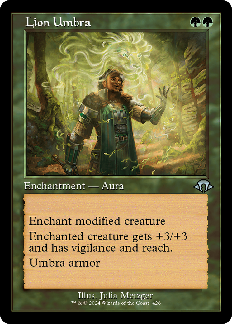 Lion Umbra (Retro Frame) [Modern Horizons 3] | Dragon's Lair Comics and Fantasy Houston TX