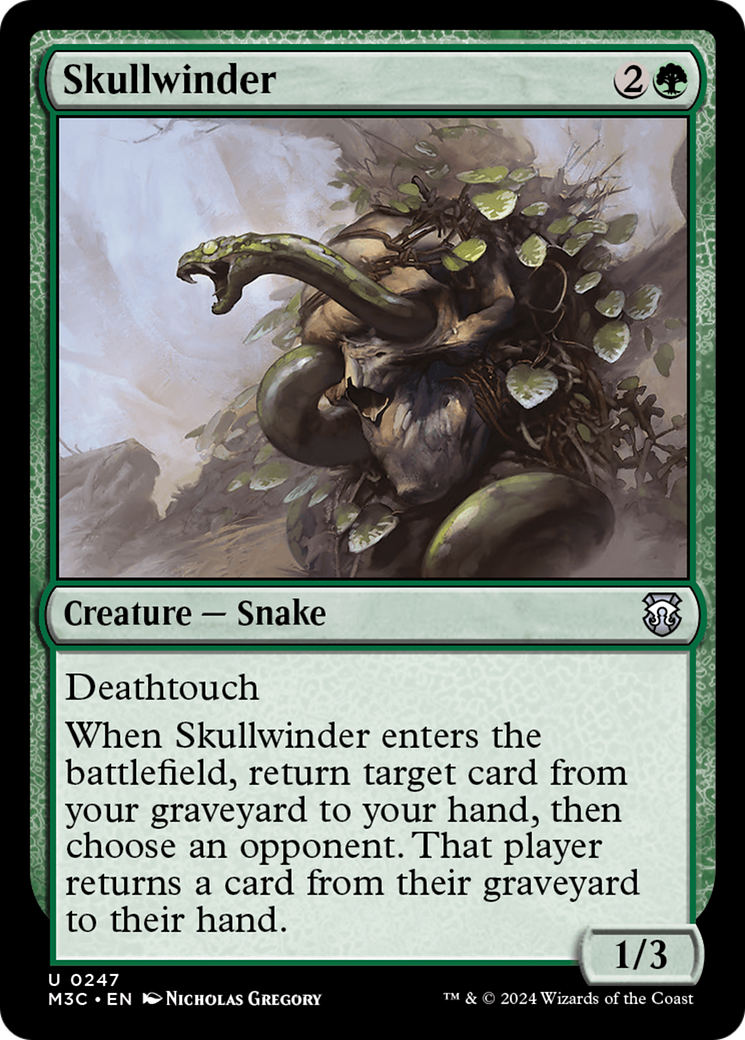 Skullwinder (Ripple Foil) [Modern Horizons 3 Commander] | Dragon's Lair Comics and Fantasy Houston TX