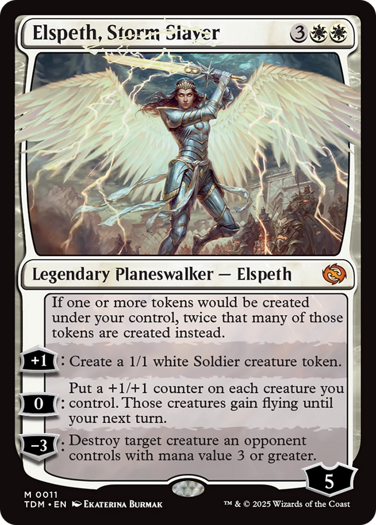 Elspeth, Storm Slayer [Tarkir: Dragonstorm] | Dragon's Lair Comics and Fantasy Houston TX