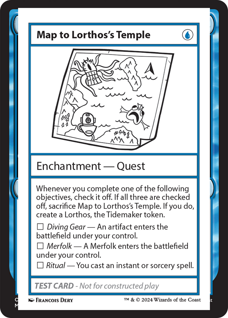 Map to Lorthos's Temple [Mystery Booster 2 Playtest Cards] | Dragon's Lair Comics and Fantasy Houston TX