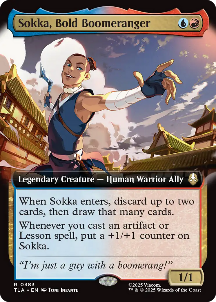 Sokka, Bold Boomeranger (Extended Art) [Avatar: The Last Airbender] | Dragon's Lair Comics and Fantasy Houston TX