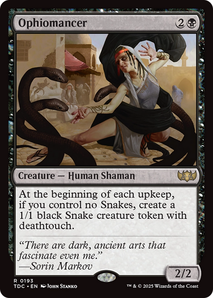 Ophiomancer [Tarkir: Dragonstorm Commander] | Dragon's Lair Comics and Fantasy Houston TX