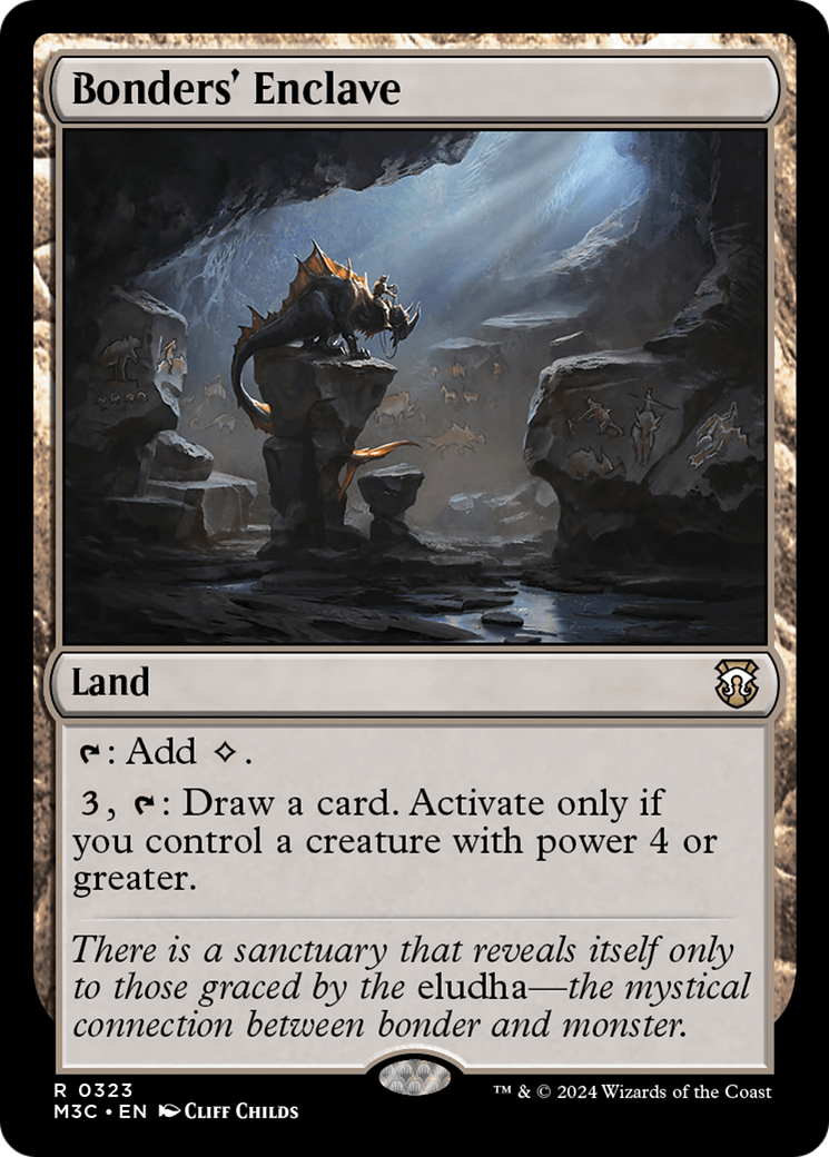Bonders' Enclave (Ripple Foil) [Modern Horizons 3 Commander] | Dragon's Lair Comics and Fantasy Houston TX