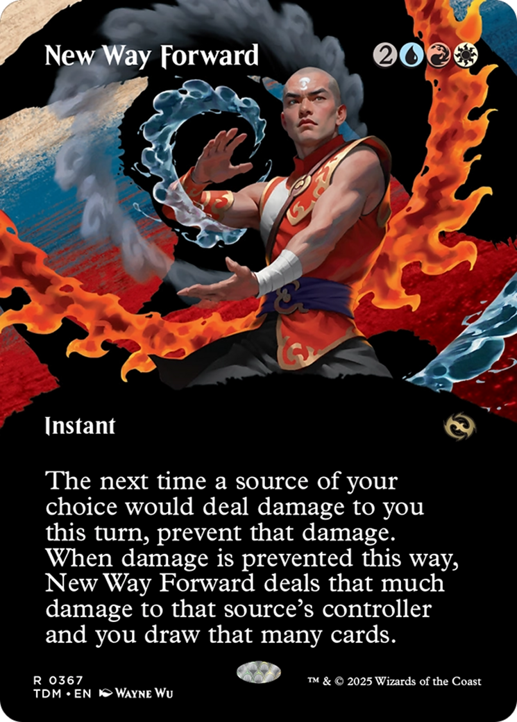 New Way Forward (Borderless) [Tarkir: Dragonstorm] | Dragon's Lair Comics and Fantasy Houston TX