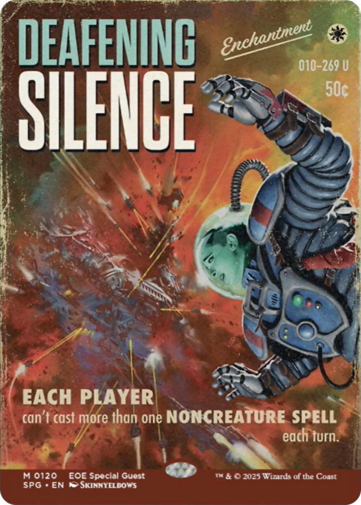 Deafening Silence (Showcase) [Edge of Eternities Special Guests] | Dragon's Lair Comics and Fantasy Houston TX