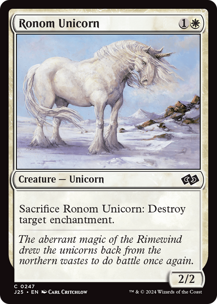 Ronom Unicorn [Foundations Jumpstart] | Dragon's Lair Comics and Fantasy Houston TX