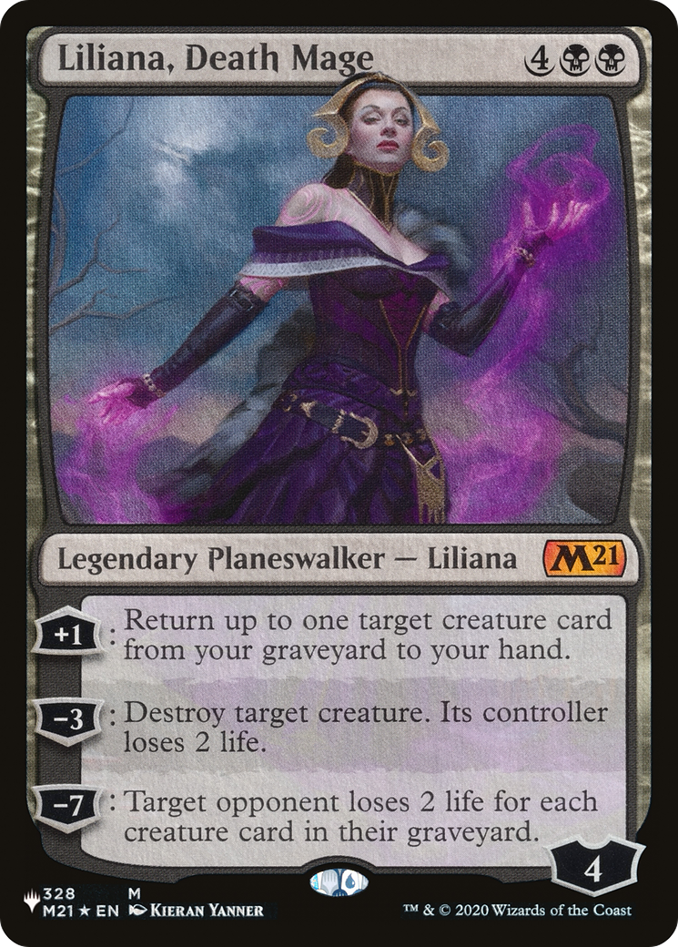Liliana, Death Mage [The List] | Dragon's Lair Comics and Fantasy Houston TX