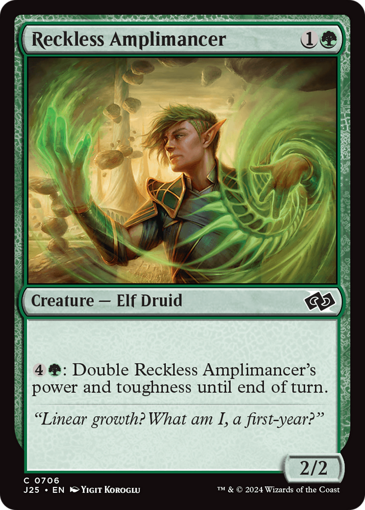 Reckless Amplimancer [Foundations Jumpstart] | Dragon's Lair Comics and Fantasy Houston TX