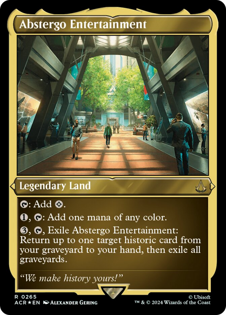 Abstergo Entertainment (Foil Etched) [Assassin's Creed] | Dragon's Lair Comics and Fantasy Houston TX