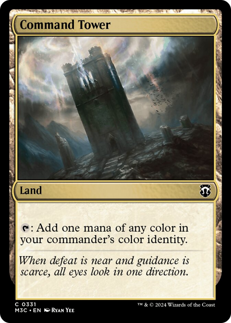 Command Tower (Ripple Foil) [Modern Horizons 3 Commander] | Dragon's Lair Comics and Fantasy Houston TX