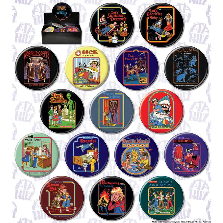 ATA-Boy Steve Rhodes Buttons | Dragon's Lair Comics and Fantasy Houston TX