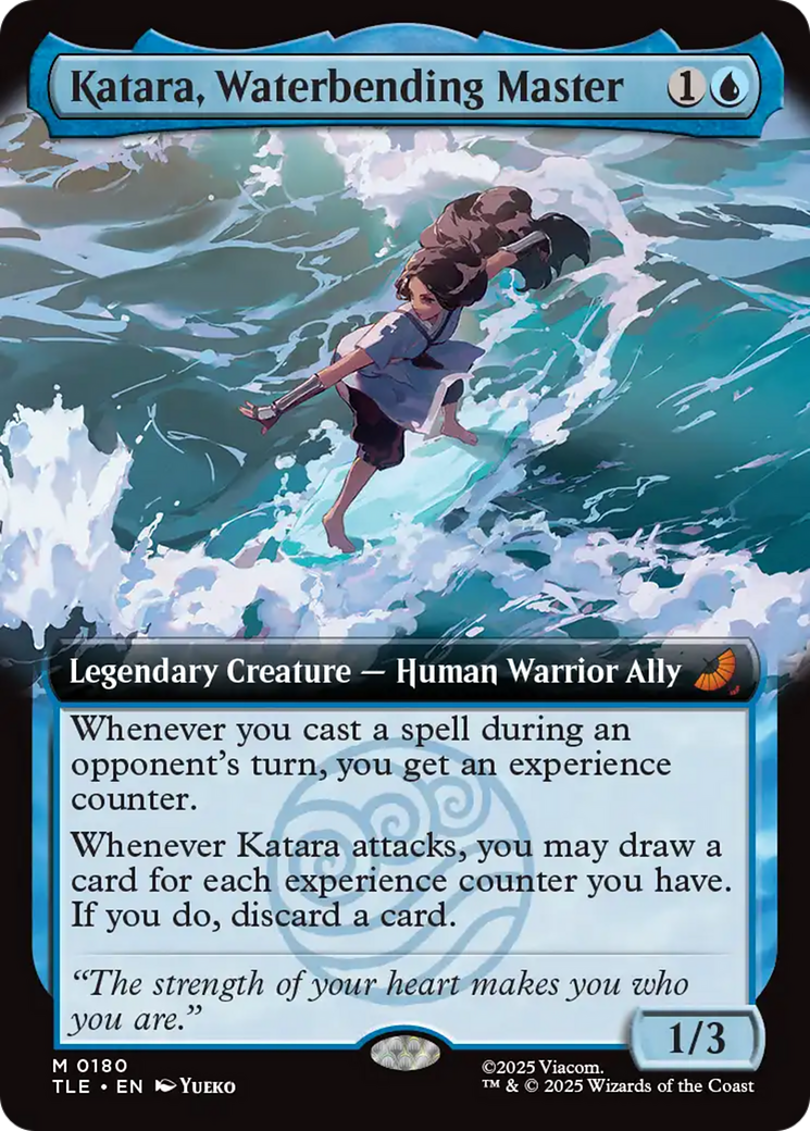 Katara, Waterbending Master (Extended Art) [Avatar: The Last Airbender: Eternal-Legal] | Dragon's Lair Comics and Fantasy Houston TX