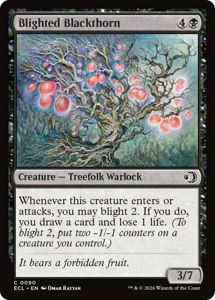 Blighted Blackthorn [Lorwyn Eclipsed] | Odin's Place