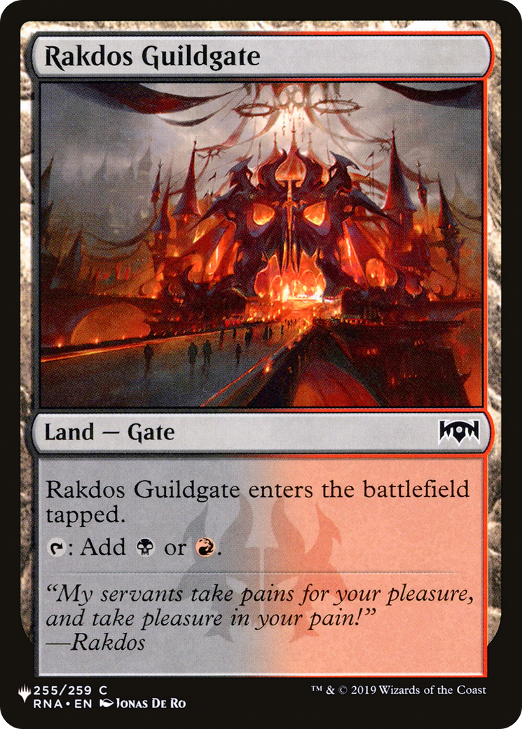 Rakdos Guildgate [The List] | Dragon's Lair Comics and Fantasy Houston TX