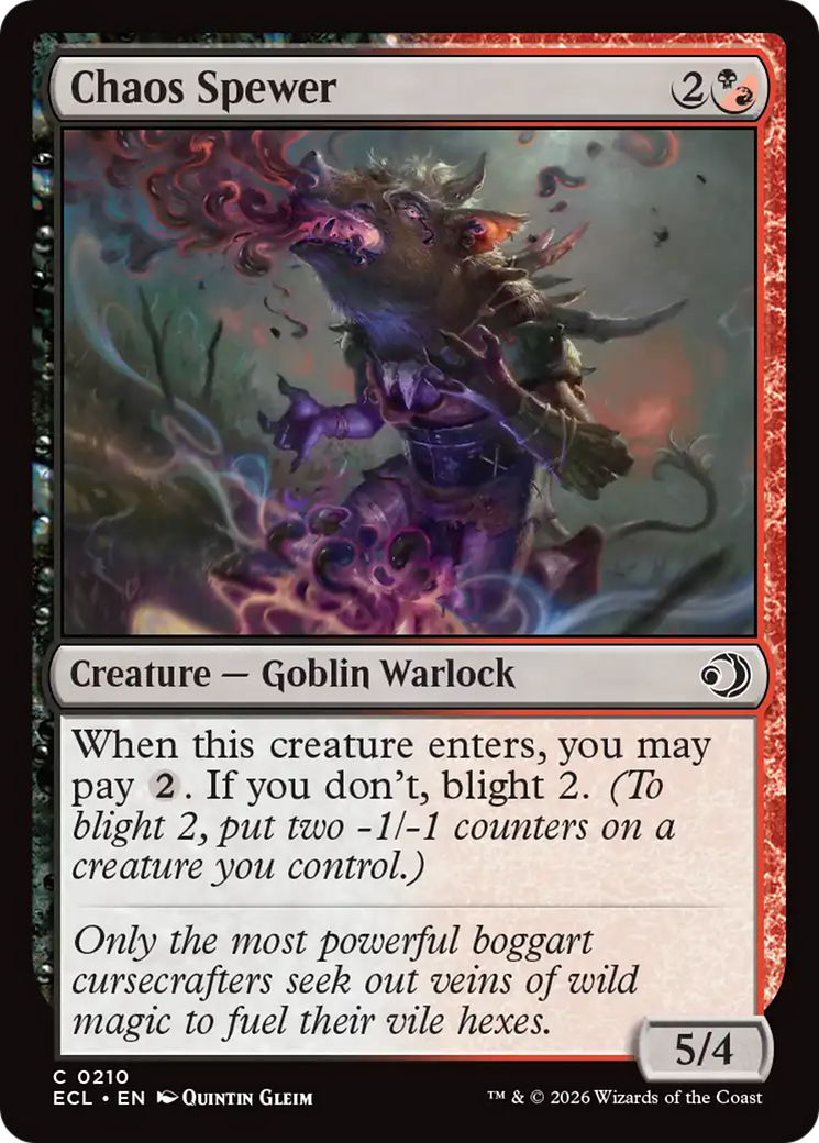 Chaos Spewer [Lorwyn Eclipsed] | Odin's Place