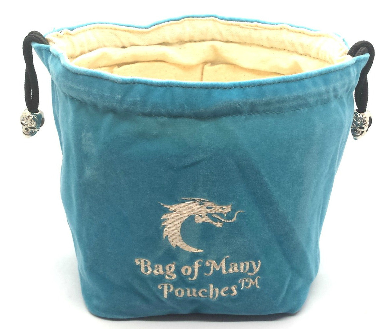 Old School Dice Bag of Many Pouches: Teal | Odin's Place