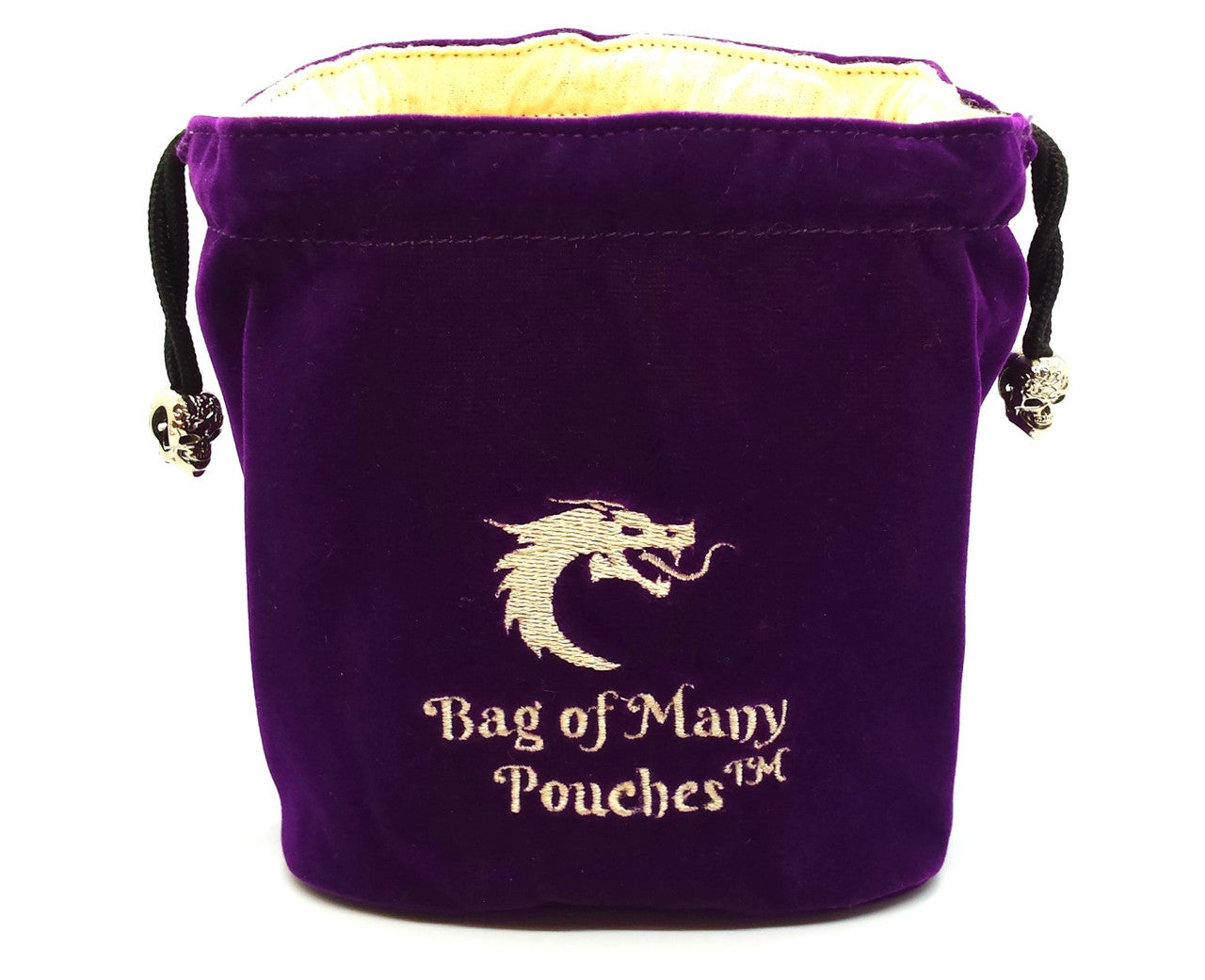 Old School Dice Bag of Many Pouches: Purple | Odin's Place