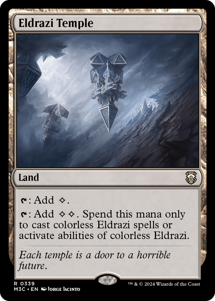 Eldrazi Temple (Ripple Foil) [Modern Horizons 3 Commander] | Dragon's Lair Comics and Fantasy Houston TX