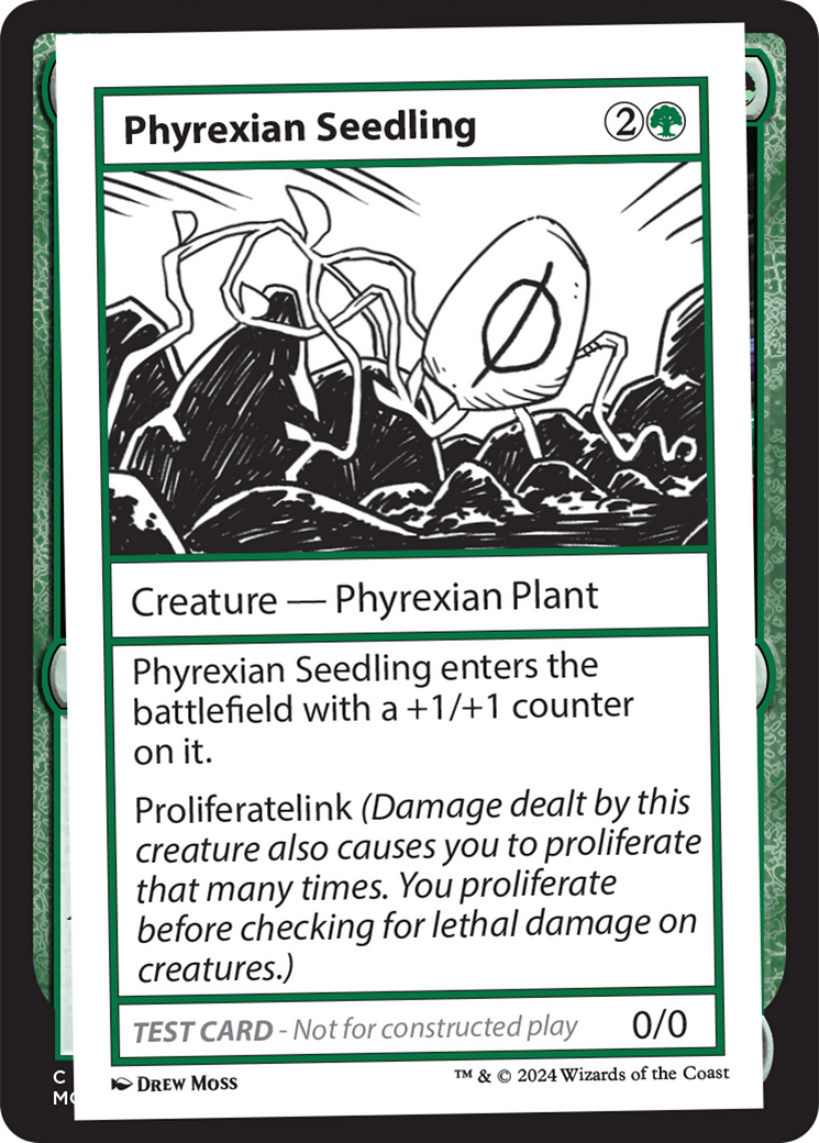 Phyrexian Seedling [Mystery Booster 2 Playtest Cards] | Dragon's Lair Comics and Fantasy Houston TX