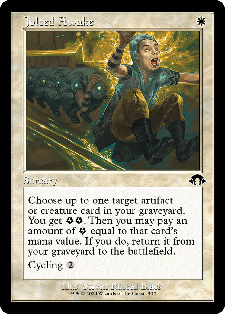 Jolted Awake (Retro Frame) [Modern Horizons 3] | Dragon's Lair Comics and Fantasy Houston TX