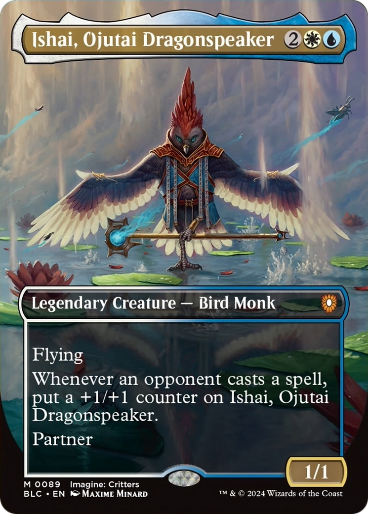Ishai, Ojutai Dragonspeaker (Borderless) [Bloomburrow Commander] | Dragon's Lair Comics and Fantasy Houston TX