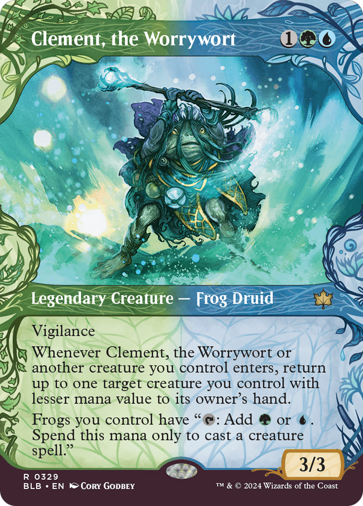 Clement, the Worrywort (Showcase) [Bloomburrow] | Dragon's Lair Comics and Fantasy Houston TX