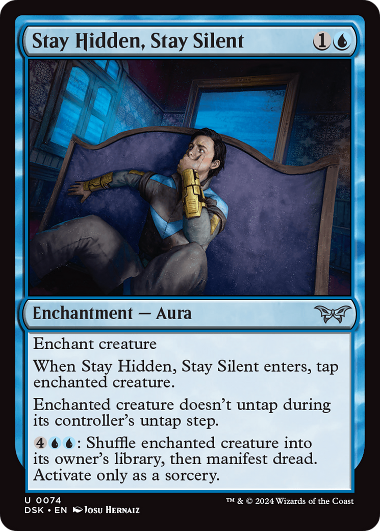 Stay Hidden, Stay Silent (0074) [Duskmourn: House of Horror] | Dragon's Lair Comics and Fantasy Houston TX