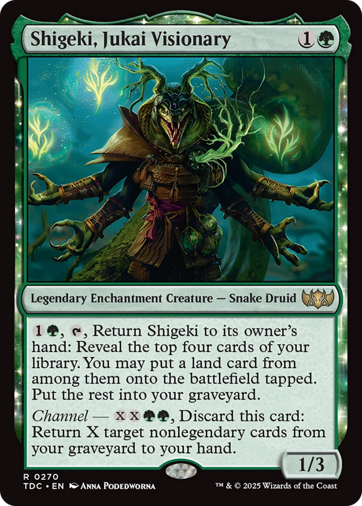 Shigeki, Jukai Visionary [Tarkir: Dragonstorm Commander] | Dragon's Lair Comics and Fantasy Houston TX