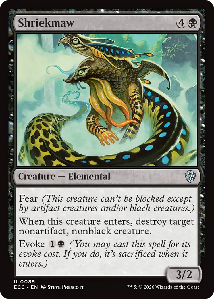 Shriekmaw [Lorwyn Eclipsed Commander] | Odin's Place