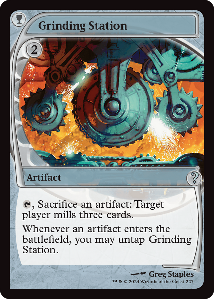 Grinding Station (Future Sight) [Mystery Booster 2] | Dragon's Lair Comics and Fantasy Houston TX