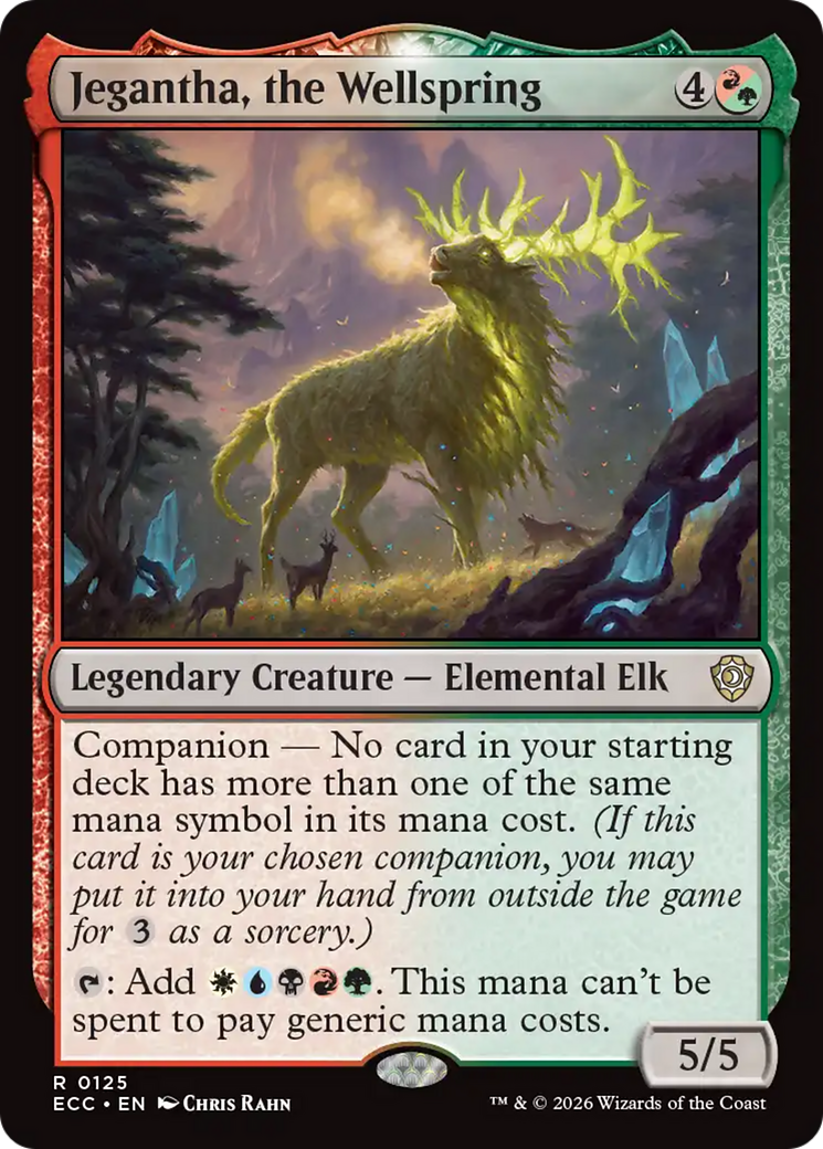 Jegantha, the Wellspring [Lorwyn Eclipsed Commander] | Odin's Place